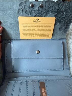 Patricia Nash Terresa wallet NEW Safflower Blue